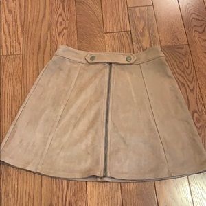 Trendy Aqua zip up skirt!